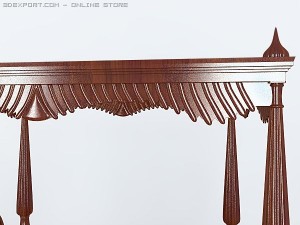 royal bed classic 3Dモデル
