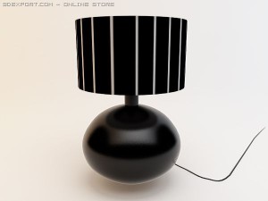 table lamp ikea ljusas ysby Modelo 3D