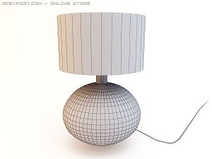 table lamp ikea ljusas ysby Modelo 3D