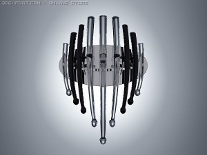 salome italianstyle wall light Modello 3D
