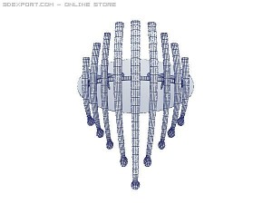 salome italianstyle wall light 3D Модель