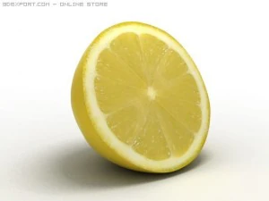 met&agrave; del limone Modello 3D