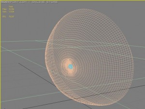 lemon half 3Dモデル