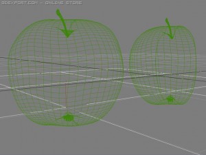 green apple 3D Model