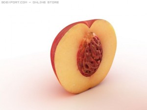 peach Model 3D