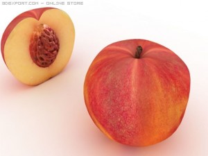 peach Model 3D