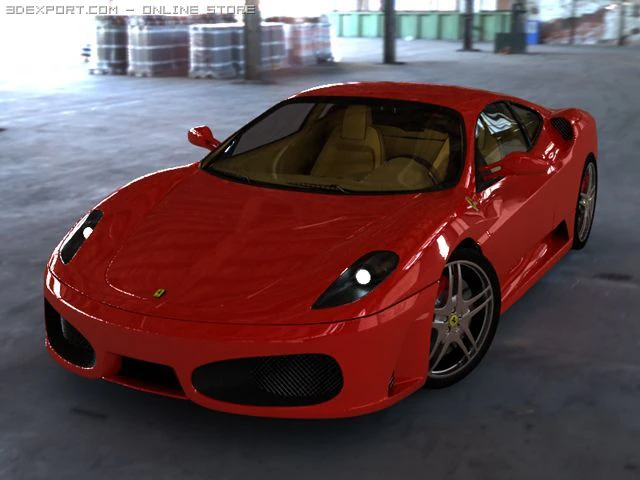 ferrari f 430 3D Model .c4d .max .obj .3ds .fbx .stl .blend