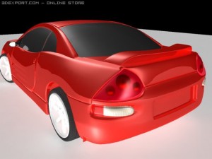 mitsubishi eclipse Model 3D