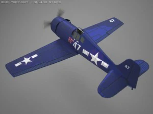 f6f hellcat 3D Model
