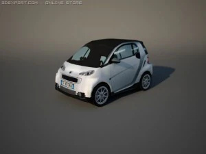 slim laag poly 3D Model