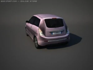 lancia y elle lowpoly 3D Model