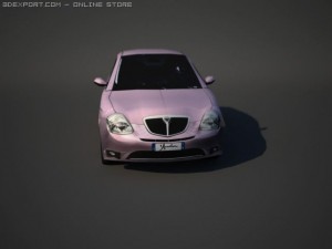 lancia y elle lowpoly 3D 模型