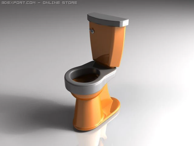 toilette 3D Model .c4d .max .obj .3ds .fbx .stl .blend