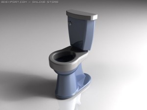 toilette Modelo 3D