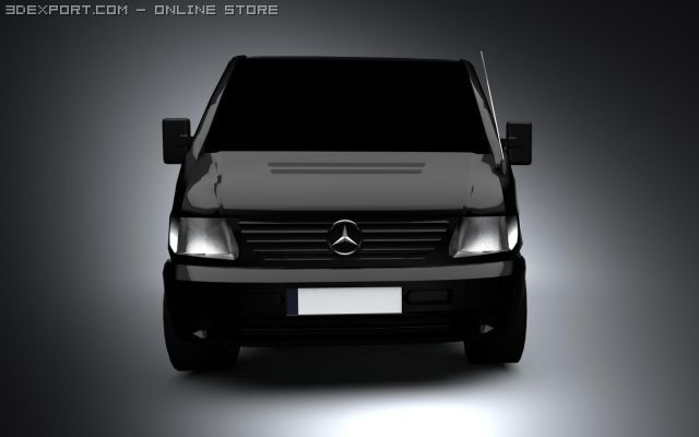 mercedesbenz vito 3D Model .c4d .max .obj .3ds .fbx .stl .blend 