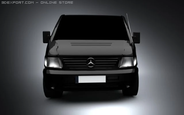 mercedesbenz vito 3D Model .c4d .max .obj .3ds .fbx .stl .blend 