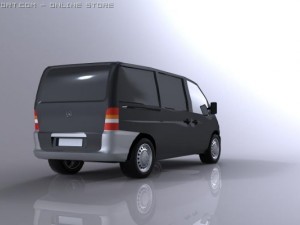 mercedesbenz vito 3D Model