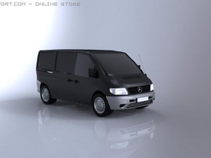 mercedesbenz vito 3D Model