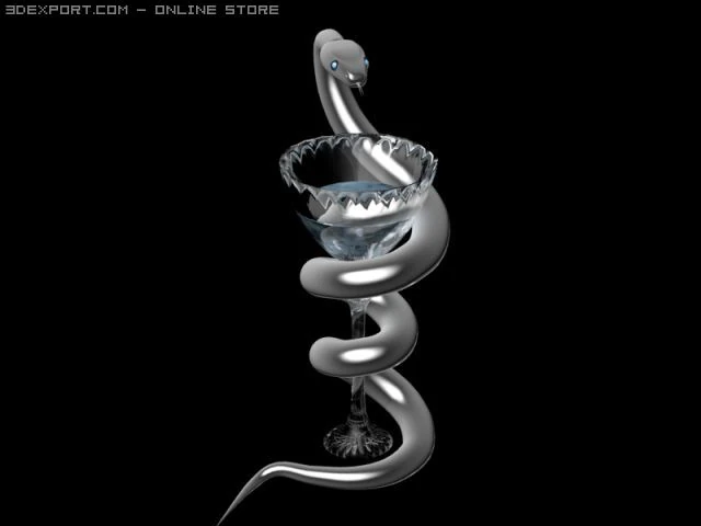 snakebowl 3D Model .c4d .max .obj .3ds .fbx .stl .blend 