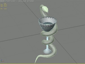 snakebowl 3D मॉडल