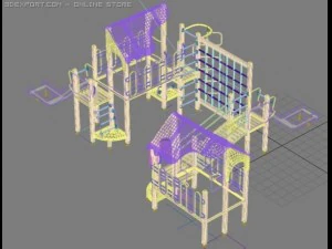 childrens playground 3D Model