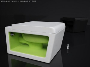 althea outline wc bowl Modelo 3D