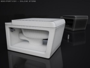 althea outline wc bowl 3D Model