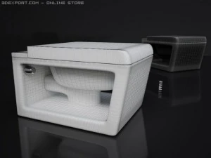 althea outline wc bowl 3D Model