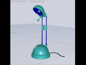 halo lamp Modello 3D