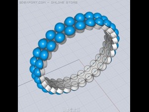 vaschette ring Modelo 3D