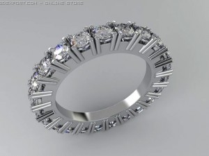 eternity ring Modèle 3D