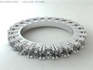 eternity ring Modello 3D
