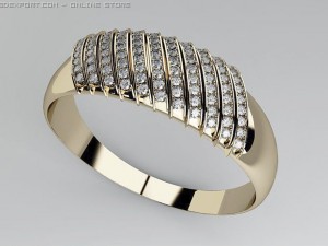 channel ring Modèle 3D