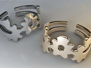 daisy ring Modèle 3D