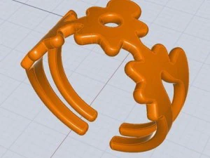 daisy ring 3D Model