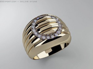 ribbed ring 3D Модель