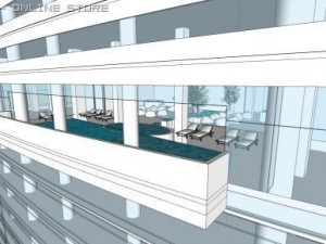 meridien hotel saigon vietnam 3D Model