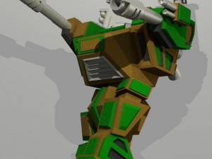 mechwarrior mech blade 3D Model