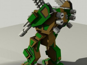 mechwarrior mech blade Modello 3D