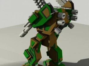 mechwarrior mech blade 3D Model