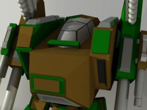 mechwarrior mech blade Modello 3D