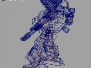 mechwarrior mech blade 3D Model