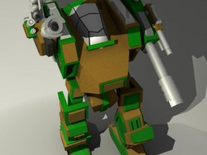 mechwarrior mech blade Modello 3D