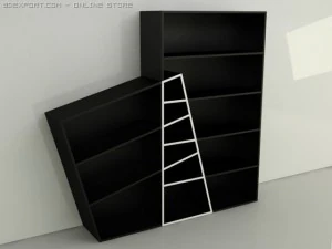 bookshelves 001 3D Model