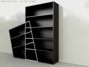 bookshelves 001 3D Model