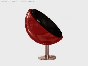 armchair 001 Model 3D