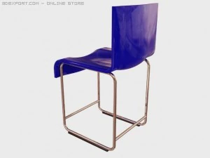 plastic chair 002 3D Model
