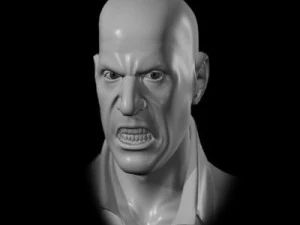 head with morphs 3D Model