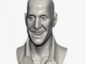 head with morphs 3D Model