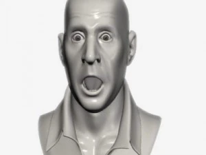 head with morphs 3D Model